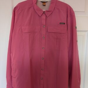 Pink Button-Up Shirt